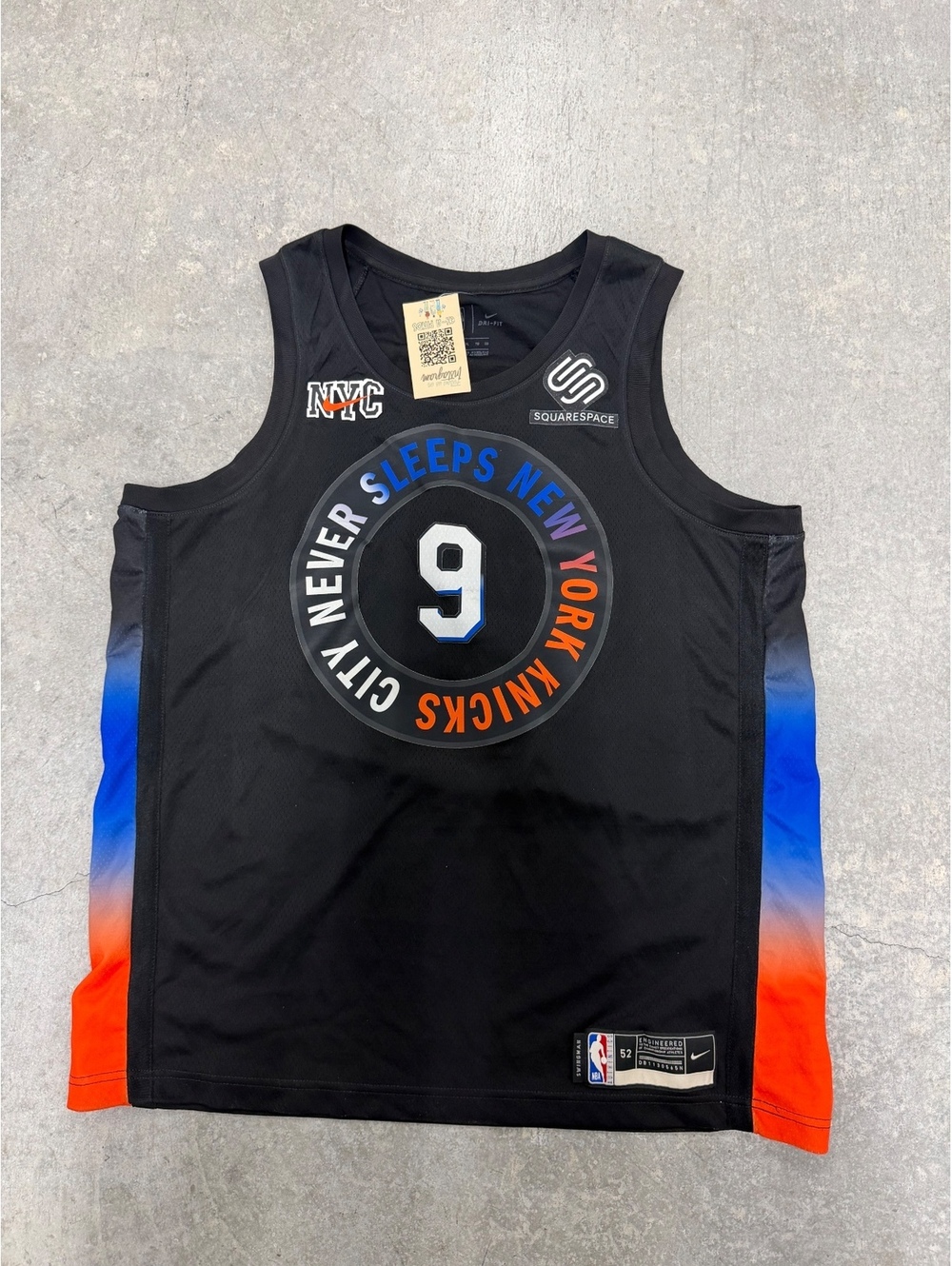 Nike New York Knicks RJ Barrett #9 2020-21 City Edition Swingman Jersey